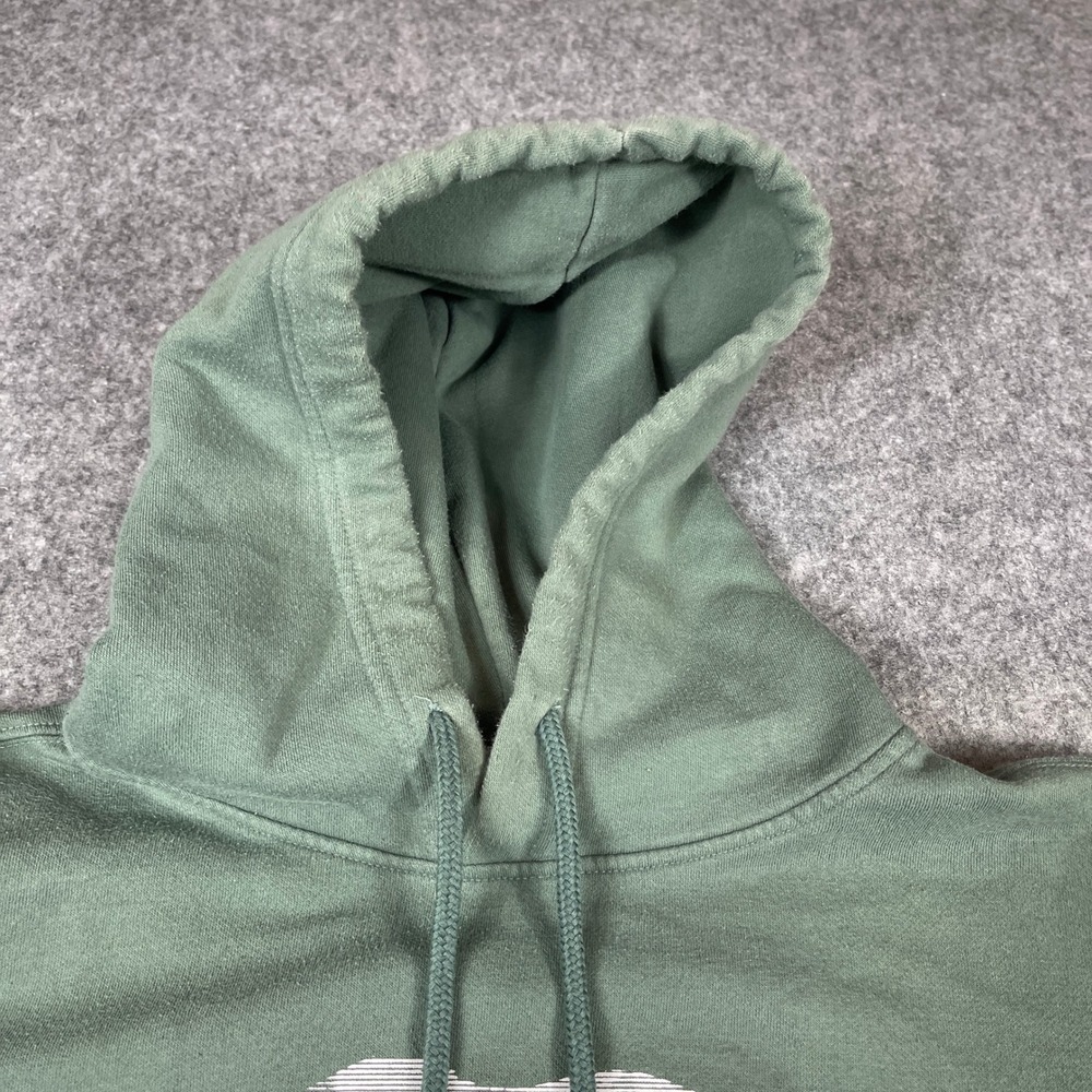 The North Face Graphic Pullover Hoodie Mens Lg Green Terry Grizzly Bear Mountain - Picture 3 of 16